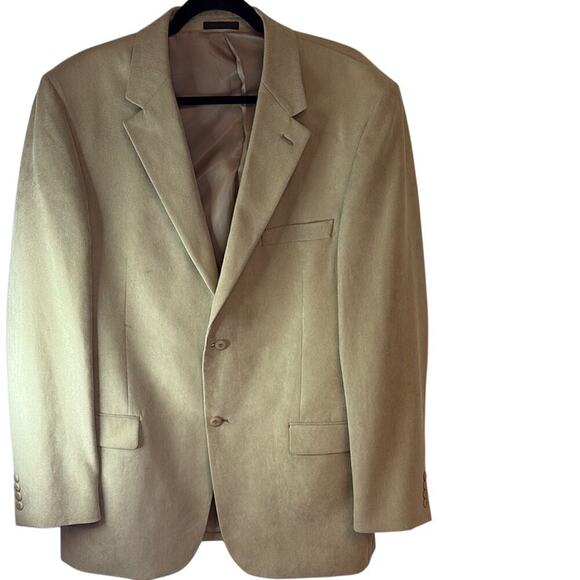 Andrew Fezza Classic Tan Men's Blazer - Picture 1 of 7